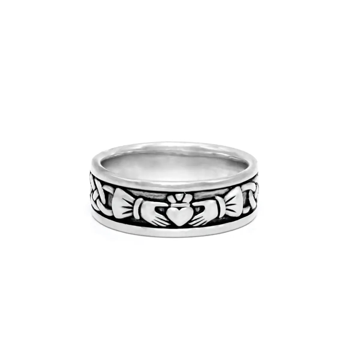 Big Round Free Size Oxidized Silver Ring by Leshya – BANGLES BY LESHYA