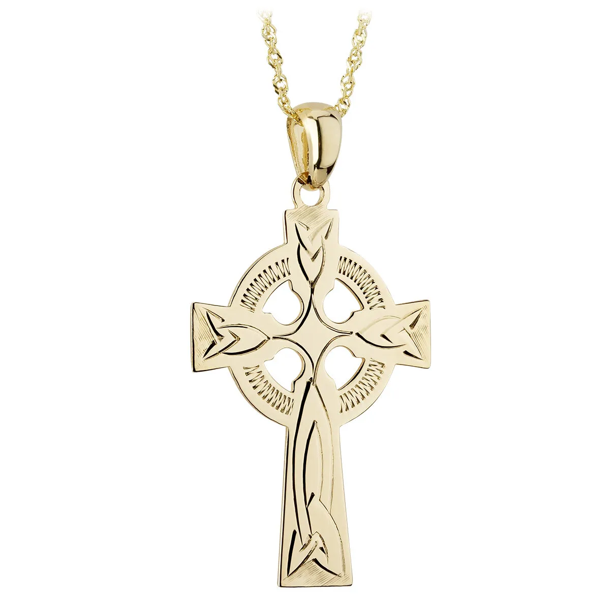 9k Gold Celtic Cross Pendant...