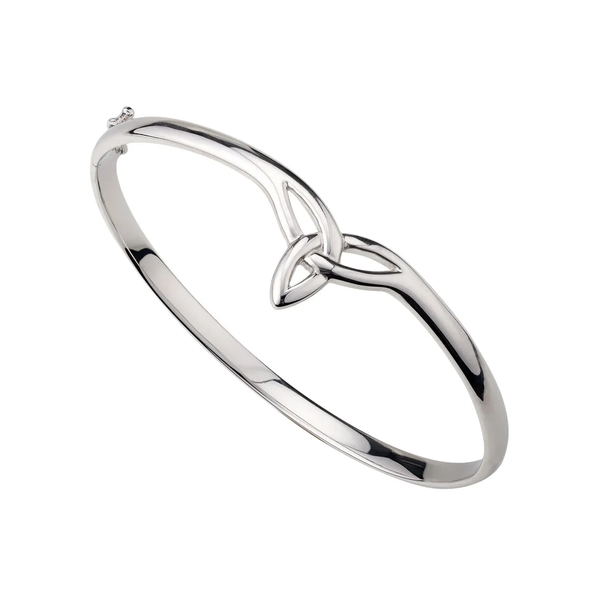 Sterling Silver Trinity Knot Bangle