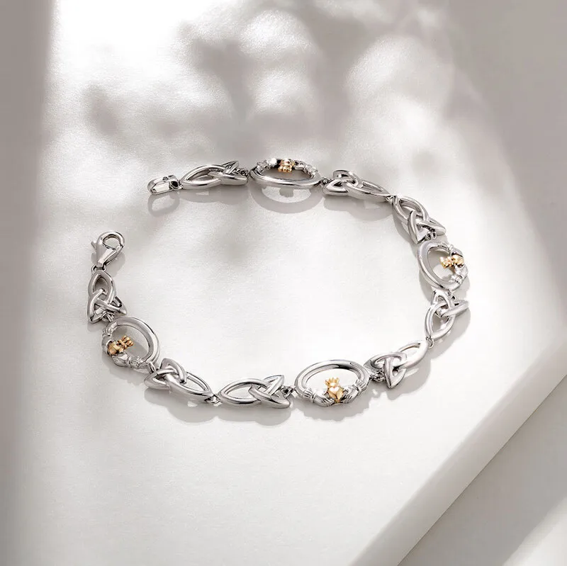 Silver Celtic Bracelet - C85 - Ogham Jewellery