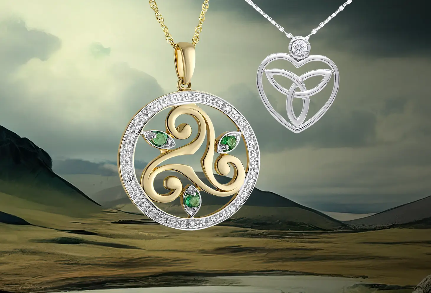 Intricate Celtic Knot Necklaces