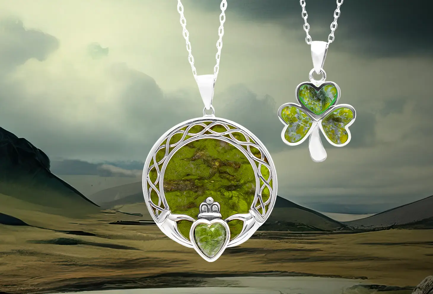 Mystical Connemara Marble Necklaces
